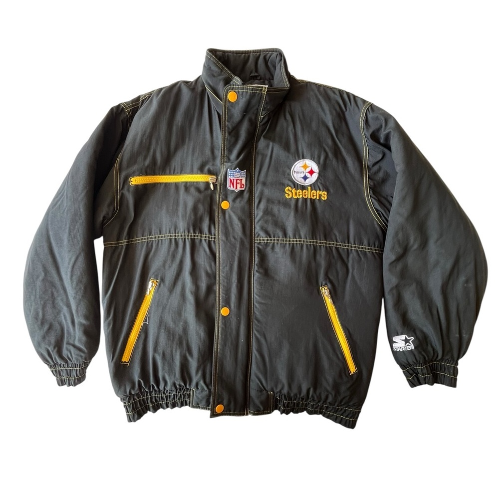 Vintage Pittsburg Steelers Starter Jacket, Medium NFL 90s